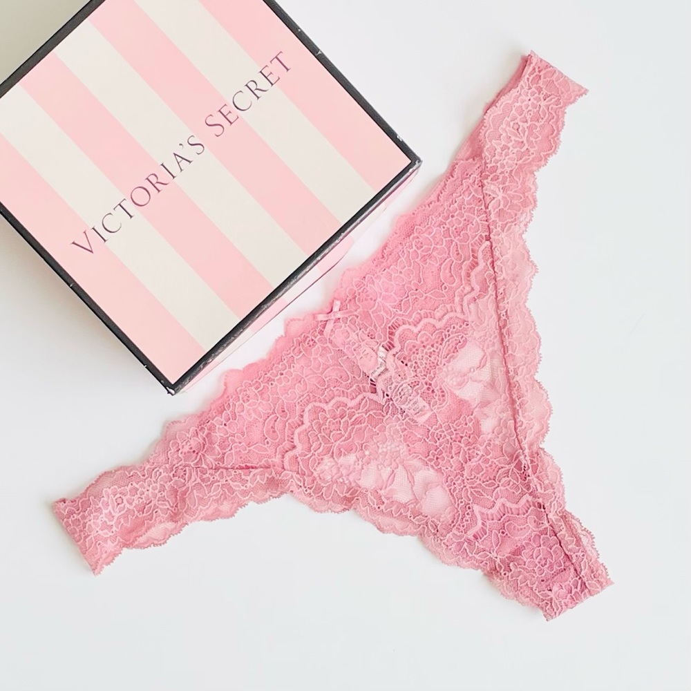 XL Victoria’s Secret mauve pink thong panty